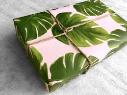 monstera leaves gift wrap fine wrapping paper all occasion etsy gift wrapping beautiful gift wrapping gifts