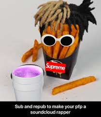 You can design many rap logos and hip hop logos for . Sub And Repub To Make Your Pfp A Soundcloud Rapper