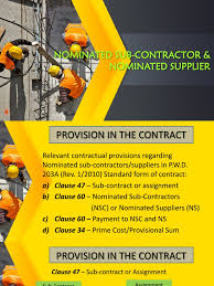 Certificate of practical completion jkr 203w : Nominated Sub Contractor Supplier Pdf Subcontractor Cost