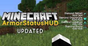 Ores and mineral blocks are shamelessly highlighted as shown in the pictures. Armorstatushud Updated Mod 1 12 2 1 10 2 Displays Your Currently Equipped Armor And Held Items Along With The Durabili Minecraft Mods Minecraft Multiplayer Mod