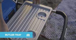 With 110 qt capacity, the size of this igloo 110qt rolling cooler is large enough to carry a great deal of weight for camping. Igloo Trailmate Cooler Butler Tray The Cooler Box