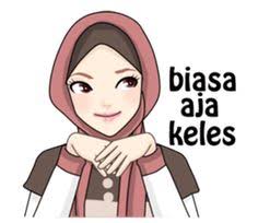 Selamat datang di koleksi stiker wa perang gambar lucu ngakak wastickerapps untuk whatsapp. 86 Muslimah Ideas Hijab Cartoon Islamic Cartoon Line Sticker