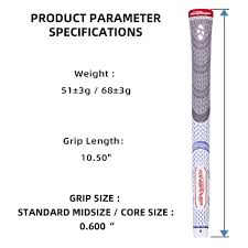 Golf.com did a study among 1,440 golfers in an effort to learn more about grip sizes and the impact they had on performance. New Kingrasp 13pcs Pu Leather Death Golf Club Grip Three Size Standard Midsize And Oversize Golf Grips Club Grips Aliexpress