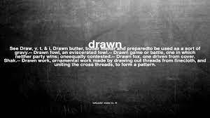 Only through him can we show and experience agape love. What Does Drawn Mean Youtube