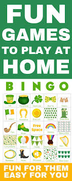 Fun Games To Play At Home In 2020 St Patrick S Day Games St Patrick Day Activities Printable Playing Cards
