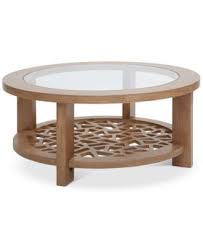 Browse our great prices & discounts on the best end tables. Crackle Round Coffee Table Direct Ship Macys Com Coffee Table Living Room Wooden Coffee Table Round Coffee Table