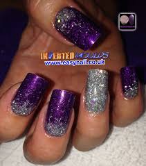 Removing these acrylic nails is extremely easy. Dark Purple Glitter Acrylic Nails Nail And Manicure Trends