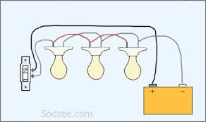 Switch For Parallel Circuit Lights Series Home Electrical Wiring Electrical Wiring Diagram House Wiring