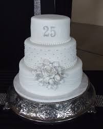 Plan your 25th anniversary with our simple guide on 25th anniversary party ideas, unique themes, and wedding the 25th wedding anniversary is traditionally called the silver wedding anniversary. 25th Anniversary Cakes