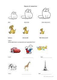 6th of primary by patrimar. Degrees Of Comparisons Adjectives English Esl Worksheets For Distance Learning And Physical Classrooms