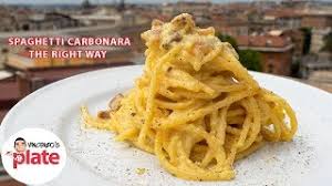 Spageti favorit keluarga dengan kejutan rasa telur asin. How To Make Spaghetti Carbonara Approved By Romans Youtube