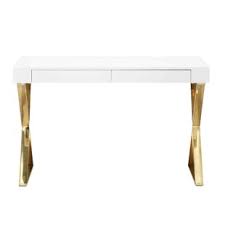Modern Contemporary Navy Blue And Gold Desk Allmodern