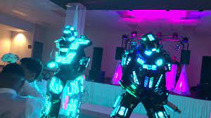 Led robot show performing at a quinceanera. Saps Entertainment Saps Entertainment Facebook