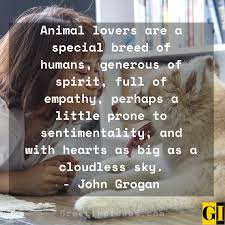 Their suffering is your suffering. 15 Cute And Best Animal Lover Quotes And Sayings