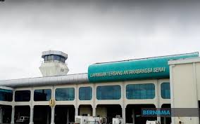 Lapangan terbang, international airport (en). Bernama Parkir Percuma Di Lapangan Terbang Antarabangsa Senai Sehingga 31 Julai