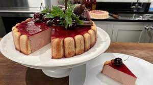 James Martin S Cherry Chocolate Mousse Cake James Martin Recipes Mousse Cake Chocolate Cherry