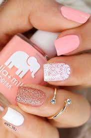 Then, take a nail color onto a brush and dip in a cup of water. 30 Cute Pink Nail Art Designs 2018 Beautybigbang