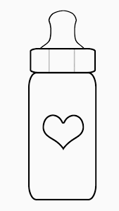 Baby with a huge bottle of milk coloring page. Pin By Marca Moda Y Mas On Outlines Baby Coloring Pages Coloring Pages For Boys Coloring For Kids