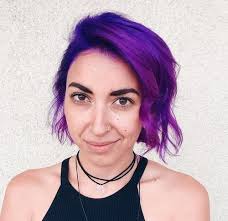 Create blonde highlights to obtain more texture and build some waves to achieve. 40 Versatile Ideas Of Purple Highlights For Blonde Brown And Red Hair