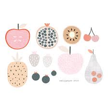 Illustration Sally Payne Fruit Illustration Fruit Collage Illustration