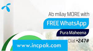 Check below the charges and subscription code of the telenor daily whatsapp package. Telenor Free Whatsapp Offer 2019 Incpak