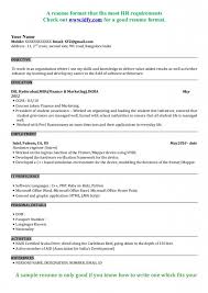 If you are a fresher, the details of your educational qualification will be your 'selling points'. Resume Format For Freshers Mba In India 5 Mba Freshers Resume Samples Examples Download Now