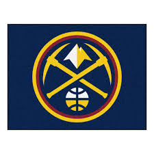 Fanmats Nba Denver Nuggets Turquoise 2 Ft 9 In X 3 Ft 6 In Indoor All Star Mat Area Rug Team Color Star Rug Area Rugs Rugs
