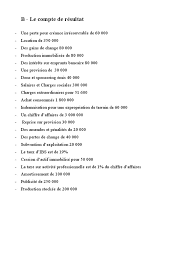 Après avoir passé toutes les écritures de régularisation au 31/12/n le chef comptable de l'entreprise yahya vous communique la liste des comptes de gestion et de stocks Corrige Exercice Revision Compte De Resultat Docx Depreciation Comptabilite Financiere