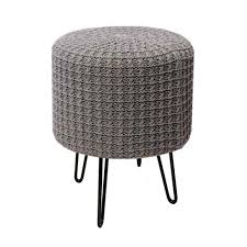 Pouf Gris Jules Tricot X 30 Mobilier Jardin Pouf Et Interieur Gris