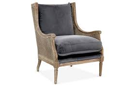 Diana Club Chair Shadow Gray Velvet Club Chairs Oak Armchair Living Room Chairs