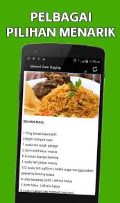 1 cawan ghee (minyak sapi) 3. Aneka Resepi Nasi Fur Android Apk Herunterladen