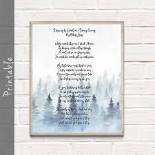 Robert Frost Stopping By Woods On A Snowy Evening Images Stopping By Woods On A Snowy Evening Printable Robert Frost Etsy Robert Frost Poems Beautiful Art Robert Frost