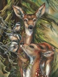 Bergsma You Are So Deer To Me Art Hooved Animal Animal Art