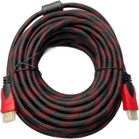 CABLE HDMI  FORADO DE 20 METROS ROJO