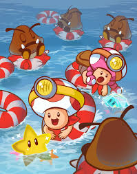 Captain Toad Ocean Adventure By Inki Drop On Deviantart Mario And Luigi Super Mario Art Mario Art