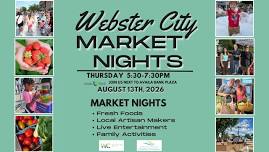 Webster City Market Nights- Classic Car Night