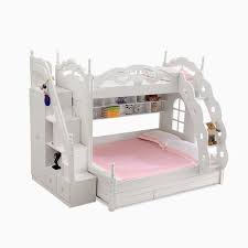 Welches material sie wählen, ist in erster linie eine frage des persönlichen geschmacks. Elegantes Kinderzimmer Doppelstockbett Aus Holz Weiss