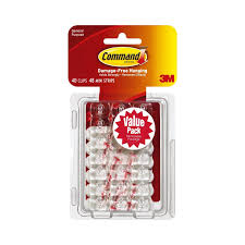 Command Decorating Clips Value Pack 40 Clip Amazon Com Command Light Clips Stripping