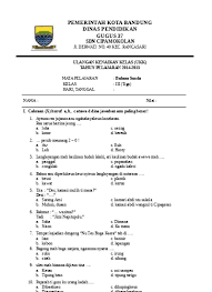 Jawaban soal bahasa sunda kelas 3 sd. Top Pdf Soal Ukk Bahasa Sunda Kelas 3 123dok Com