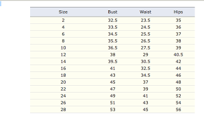 Kenneth Winston Size Chart 7th Avenue Fashions