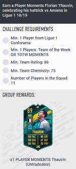 Florian thauvin soccer player olympique de marseille football team. Fifa 20 Florian Thauvin Player Moments Sbc Requirements Fifaultimateteam It Uk