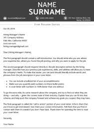Cv examples see perfect cv examples that get you jobs. Cover Letter Templates For Your Resume Free Download
