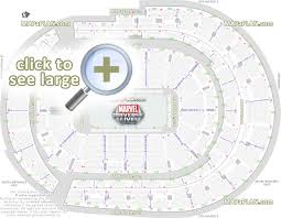 Bridgestone Arena Seat Row Numbers Detailed Seating Chart