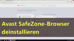 Ein antivirusprogramm von einem computer zu entfernen kann allerdings schwierig sein. Avast Free Zone Browser Deinstallieren Youtube