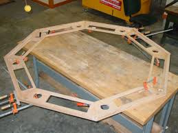How To Build An Octagon Poker Table Octagon Poker Table Craft Room Desk Diy Projects For Men
