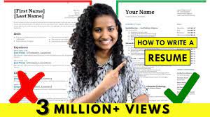 Check spelling or type a new query. How To Write A Resume For Freshers Experienced People Step By Step Tutorial Youtube