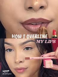 How I overlined my lips👁️👄👁️
