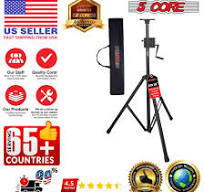 Crank Up Speaker Stand Tripod Dj Monitor Stands - 5 Core