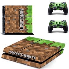 minecraft ps4 pro skin sticker decals free shipping djtrading minecraft ps4 ps4 skins stickers playstation 4 console