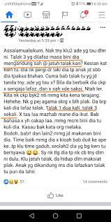 Bagaimanapun, perceraian mereka agak merumitkan apabila radhi mengakui dia tidak mengingati lafaz cerai yang dilakukan terhadap. Muhammad Syarafi On Twitter Kalau Nak Ikut Yang Sebetulnya Pada Mazhab Syafie Lafaz Talaq Waktu Marah Pun Tetap Akan Berlaku Walaupun Suami Tu Takde Niat Tapi Kalau Marah Itu Sifatnya Melampau Sehingga